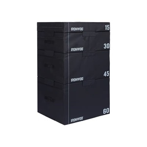 Vier-in-Eins-Kombination Plyobox <span class=keywords><strong>Jumpbox</strong></span>, hergestellt aus EVA-und HOLZ-Materialien, mit hochwertigem komprimiertem Schwamm, PVC-Oberfläche - Product Image 1
