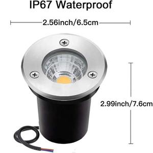 Lampe enterrée dans le sol <span class=keywords><strong>GU10</strong></span> MR16 <span class=keywords><strong>Spot</strong></span> encastré extérieur étanche Lampadaire souterrain - Product Image 4
