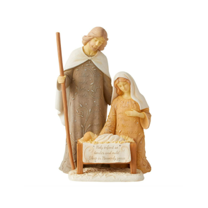 Presepe della famiglia statuetta notturna silenziosa, 9.53 pollici, multicolore - Product Image 3