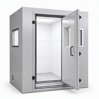 Enceinte acoustique industrielle sur mesure entièrement scellée insonorisée pour équipement de ligne de production industrielle