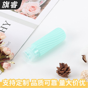 Silicone Travel Liquid <b>Dispenser</b> Bottles 10Ml Portable Cosmetic Shower Gel <b>Shampoo</b> Minimalist Design With Cover - Product Image 3