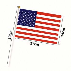 Wholesale Custom <b>Mini</b> <b>Hand</b> Held Australia Flags Small Stick Waving National Country Flag Promotional Event Party Supplies Nylon - Product Image 5