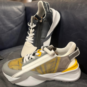 Nuevas Zapatillas Deportivas Casuales de Cuero Genuino de Diseño de Lujo, Transpirables, Cómodas y con Flujo de Aire, Unisex - Product Image 1