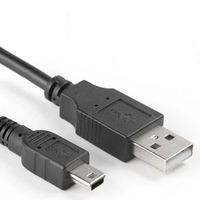 Kabel Pengisian Daya USB 2.0 Kecepatan Tinggi Grosir, Tipe A ke Mini B 5-pin