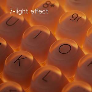 LOFREE DOT 75% Clavier mécanique rechargeable remplaçable à chaud 3 types de connexion pour Windows Mac OS <span class=keywords><strong>Pink</strong></span> Baby Racoon <span class=keywords><strong>GATERON</strong></span> - Product Image 4