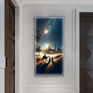 Mới thiết kế cảnh quan nghệ thuật Led hình ảnh tường trang trí nội thất phong cảnh bức tranh nghệ thuật lớn hình ảnh sang trọng pha lê sứ sơn - Product Image 3