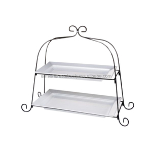 Vente chaude Plateau de service rond à 3 niveaux Plateau à gâteau à trois niveaux Stand High Tea Cake Stand - Product Image 3