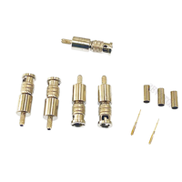 Conector Micro BNC Macho de 75 Ohmios, Conector Micro BNC de Alta Calidad, Conector Coaxial RF para Cable RG179 de 75Ω