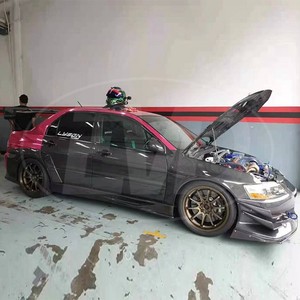 Portiere in Fibra di Carbonio (<span class=keywords><strong>4</strong></span> Pezzi) per Mitsubishi Lancer Evolution <span class=keywords><strong>EVO</strong></span> 7-9 2001-2007 - Product Image 3