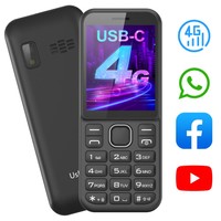 Teléfonos inteligentes 4G desbloqueados, teléfono con función Android y pantalla de 2,4 pulgadas con doble tarjeta SIM, venta al por mayor
