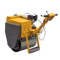 Mini-compacteur vibrant manuel à tambour unique pour livraison rapide avec garantie d'un an
