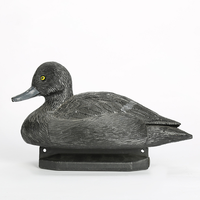 Moule en mousse plastique EVA à moitié flottant blanc pour le mouvement électrique, leurre de canard en bois de colvert pour la vente de chasse