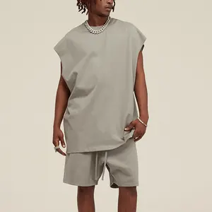 남성 티셔츠 스트리트웨어 오버사이즈 쇼트, 슬리브 저지 3D 프린트 O-넥 남성 의류 남성 티셔츠/