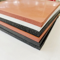 Feuille de mousse de silicone à cellules fermées résistante aux hautes températures, personnalisable, avec isolation thermique, différentes épaisseurs (2 mm/5 mm/10 mm/15 mm)