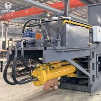 Presse à balles hydraulique personnalisée entièrement automatique horizontale pour papier usagé, carton, plastique, pneus usagés
