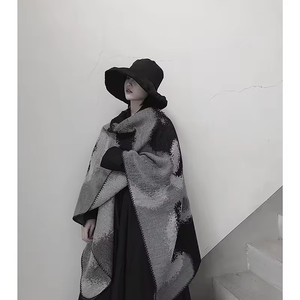 Factory Custom Women's Shawl Wrap Poncho Cape <b>Cardigan</b> Sweater <b>Open</b> <b>Front</b> Shawl for Spring Fall Winter - Product Image 4