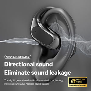 Écouteurs ouverts à crochet d'oreille pour le sport avec étui de charge rotatif en alliage d'aluminium, affichage numérique LED, casque sans fil - Product Image 6