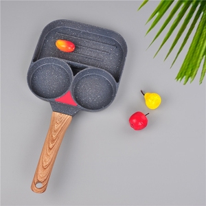 Padella antiaderente in ghisa da 18cm con quattro scomparti per una cottura rapida - Product Image 3