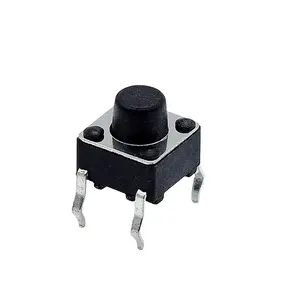 customize height long life Switch Momentary 4pin 6*6*H DIP Tact switch TS-06V-17SM