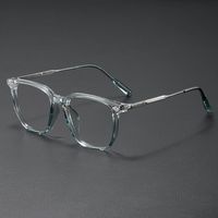 Monture de lunettes anti-lumière bleue de haute qualité, style rétro et professionnel, unisexe, tendance, qui affine le visage