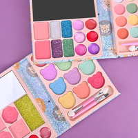Palette de fards à paupières et de poudres pour le visage, 32 couleurs, kit de maquillage professionnel, imperméable, résistant à la sueur, longue durée, pigmenté, scintillant, mat