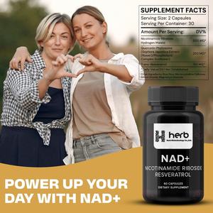 Cápsulas de NAD+ de Marca Privada OEM, Suplemento Antienvejecimiento, Aumenta la Energía y la Salud Celular, Gomitas de NAD+ - Product Image 5