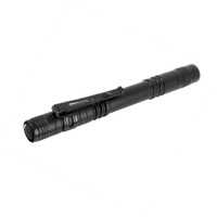 Linterna LED Portátil de Aluminio, Potente Linterna con Clip, Mini Linterna de Bolsillo, 2 Pilas AA