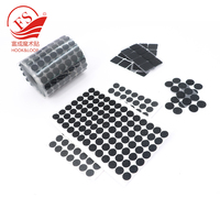 Autocollant à pois double face auto-adhésif Rond Transparent Polyester Étiquette Autocollant Amovible Tampons Adhésifs Logo Imprimé Polyvalent