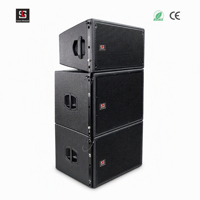 Subwoofer Line Array Actif 18 Pouces 135 dB SPL Max 30 Hz-140 Hz DSP Intégré 1000 W RMS 2000 W de Crête pour Système de Concerts en Direct et Tournées