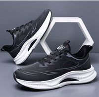 Nouvelles chaussures de sport pour hommes toutes saisons, à lacets, tendance, décontractées, semelles souples, amortissantes, antidérapantes, respirantes, en mesh EVA