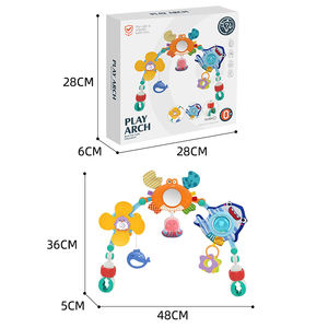 वियोज्य बच्चे बिस्तर घुमक्कड़ बच्चों की गाड़ी Carseat के साथ खिलौने यात्रा कट्टर दर्पण और फांसी के लिए चीख़ खिलौने बच्चे पालना - Product Image 6