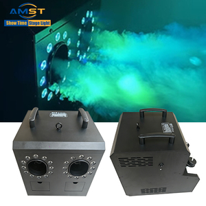 Nouvelle Arrivée Machine à Bulles et <span class=keywords><strong>Fumée</strong></span> 1500W 2 Trous RGBW avec Contrôleur DMX512 1.5L – Machine Romantique pour Bar, Mariage et Fêtes - Product Image 2