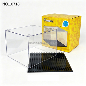 Transparent Stackable Dust Proof Display Container for Small Building Blocks and Action <strong>Minifigures</strong> 10718 - Product Image 1