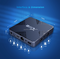 Dispositivo Multimedia X98H con Android 12.0, Allwinner H618, Compatible con 4K Ultra HD, WiFi 6 de 2.4GHZ/5.8GHZ, LAN de 100M, BT5.0, H.265 HEVC
