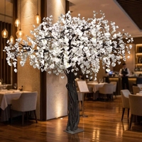 Arbre à fleurs de cerisier artificiel personnalisable de grande taille, arbre à fleurs de cerisier OEM, fleurs de cerisier pour la décoration intérieure et extérieure, mariage, restaurant