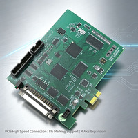 Carte de contrôle laser Galvo 2D EZCAD3 PCIe DLC2 pour marquage laser à fibre, gravure, marquage en vol, contrôle IO et applications multi-axes