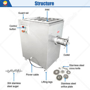 Máquina Comercial Profesional para Moler Carne Congelada ORME, Picadora de Carne de Alta Resistencia, Máquina Fleischwolf - Product Image 2