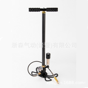 Pompe à air manuelle pliable 30Mpa 40Mpa avec filtre pour vélo - Product Image 1