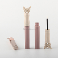 Tube cosmétique vide de 4 ml en PP avec bouchon à vis en forme de papillon pour gloss, correcteur, blush, mascara, huile à lèvres