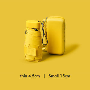 Mini parapluie pliant manuel de golf exquis adultes double lumière protection contre la pluie colle multi-bandes cadeaux d'affaires Logo personnalisé - Product Image 2