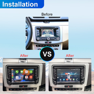 Radio con GPS para coche, receptor de Audio con pantalla táctil, <span class=keywords><strong>Bluetooth</strong></span>, estéreo, CarPlay, para VW, Skoda, Seat, Golf, Passat, Jetta - Product Image 3
