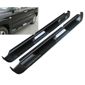 JOESHIER - Estribos Laterales de Aleación de Aluminio de Alta Calidad, Tipo Pedal, Juego Completo, para KIA SPORTAGE 2007-2009 - Product Image 6