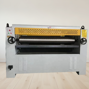 Dual-Sided Automatic Wood Plate Gluing Machine Double-Action Rolling Woodworking <b>Glue</b> Coating Equipment - Product Image 1