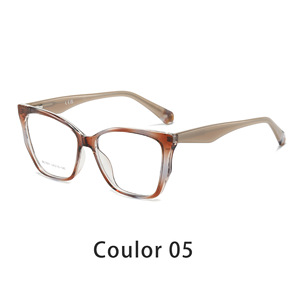 6351 Monturas Ópticas Retro de Ojo de Gato Extra Grandes al por Mayor para Mujer, Monturas de Gafas Graduadas de Moda con Diseño Tortoise, Logotipo Personalizado - Product Image 2