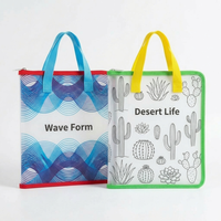 Suministros de Oficina, Bolsa de Archivo con Cierre de PP de Tamaño Personalizado, Carpeta de Documentos Premium, Logotipo Personalizado, Almacenamiento Impermeable, Venta al Por Mayor