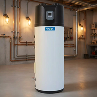 Calentador de Agua con Bomba de Calor de Frecuencia Fija R134a, 150L, Sin Control WIFI, para Uso en Casa y Hotel, Todo en Uno