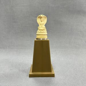 ZWD3R الفولاذ المقاوم للصدأ مفتاح رسالة تمثال قديم ثابت شفرة سكين 3D تخصيص تصميم نحت سكين منحوتات مع حامل - Product Image 3