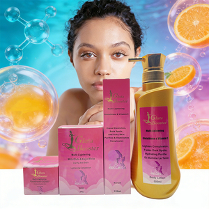 Ensemble de soins de la peau <span class=keywords><strong>anti</strong></span>-âge OEM avec sérum pour le <span class=keywords><strong>visage</strong></span>, glutathion, vitamine C, ensemble de soins éclaircissants multi-usages pour femmes - Product Image 2