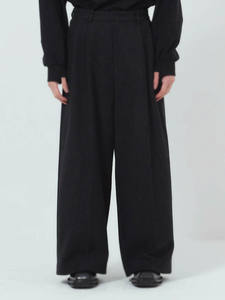 Pantalones de Lana Personalizados MengTu <span class=keywords><strong>W275</strong></span> para Hombre, Estilo Vintage, Corte Recto y Ancho, Cintura Media, Otoño Invierno, Ecológicos (OEM) - Product Image 2