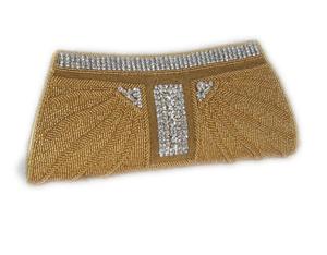 Pochette de soirée élégante en satin avec embellissement pour femmes - lowellcraft - Product Image 1